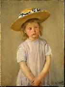 Mary Cassatt, Child in a Straw Hat